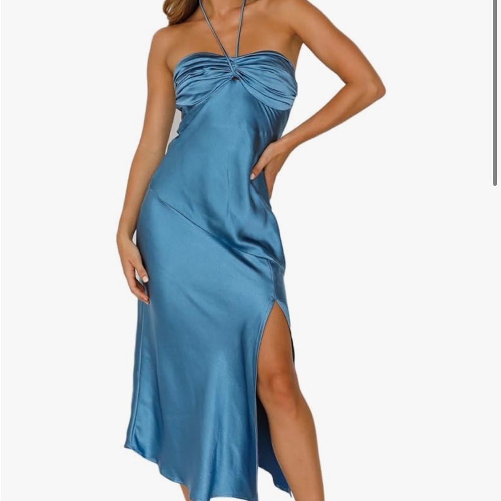 Summer Satin Tube Tops Dress